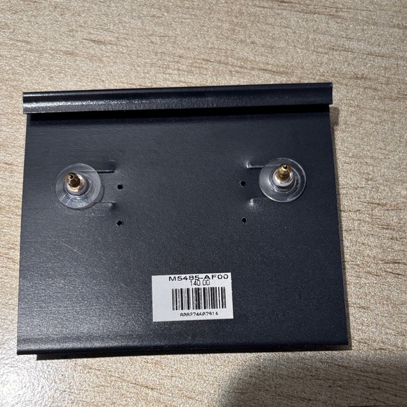 John Medeiros Gold and Silver Oval Pave Earrings NEW! - Picture 2 of 3